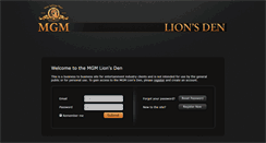 Desktop Screenshot of mgmlionsden.com